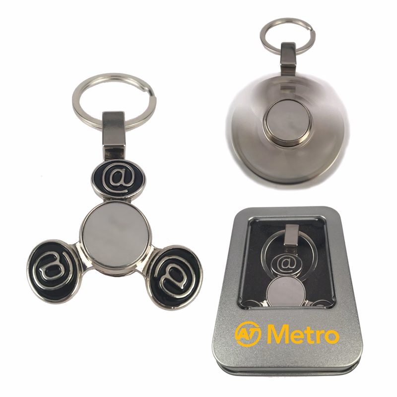 Fidget Spinner Keychain