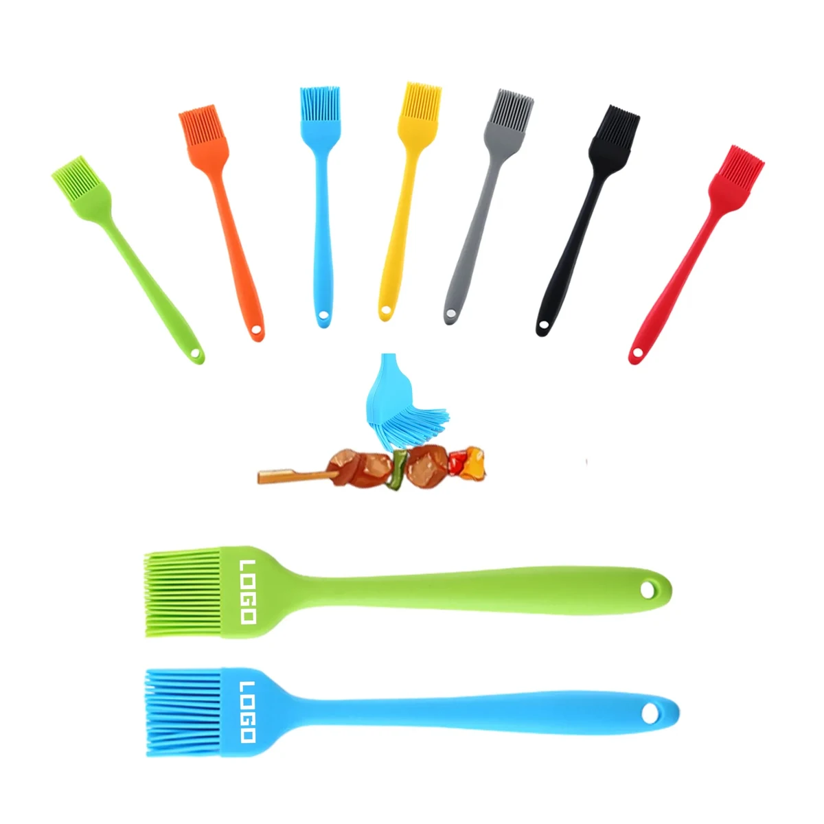 MOQ 100 Silicone Grilling Brush And Baking 1