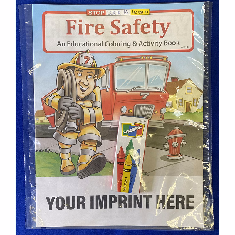 COLORING SET - Fire Safety Coloring Book Fun Pack