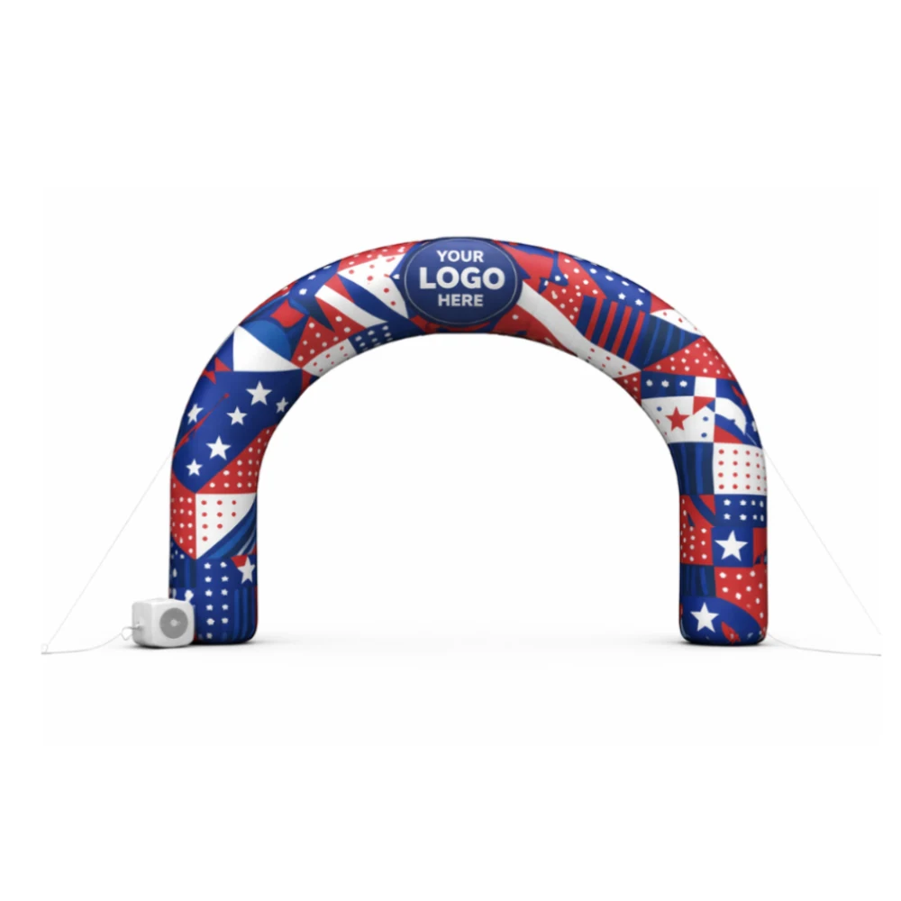30' Cold Air Arch Round Digital Logo 1