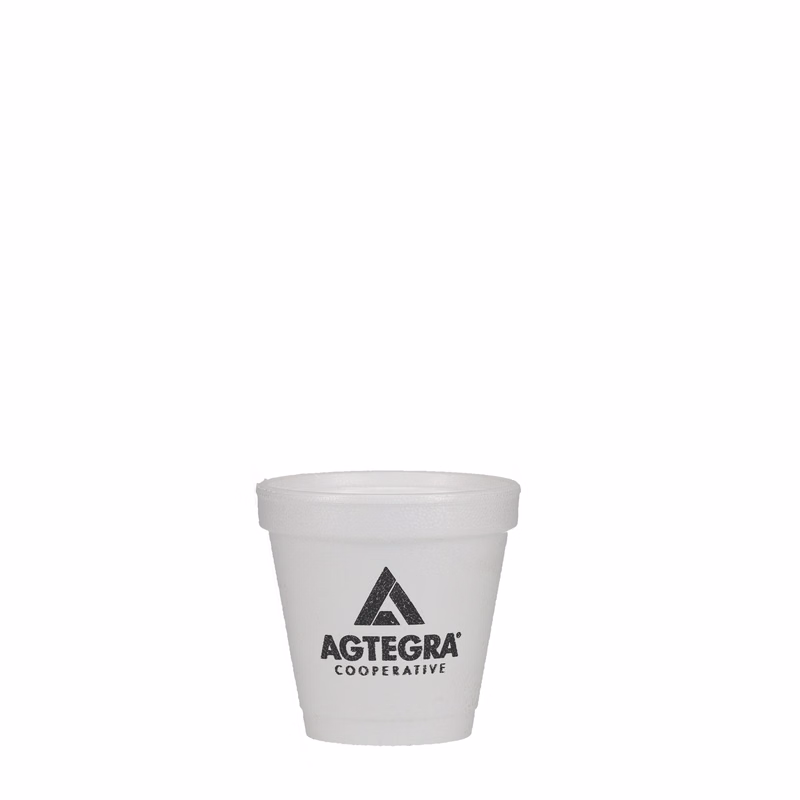 4 oz Foam Cup White Tradition Print