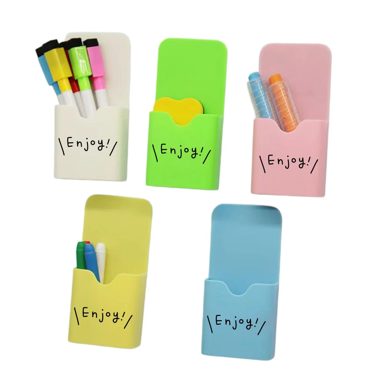 Sturdy Magnetic Pen Holder For Whiteboards & Lockers 1
