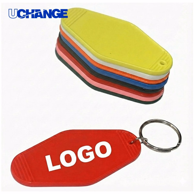 ABS Plastic Motel Keychain Tag