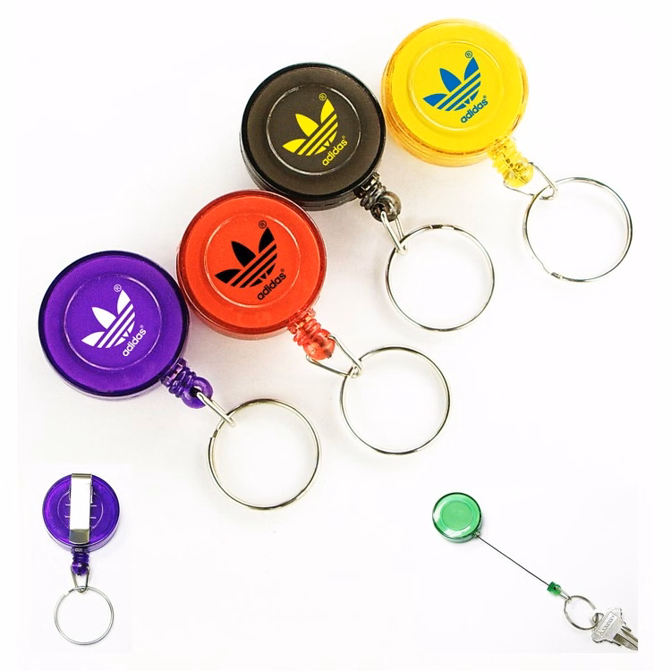 Round 24" retractable key holder
