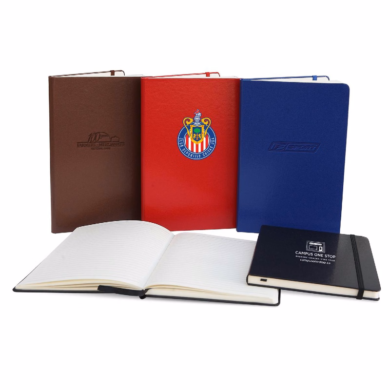 Traveler 5.5"W x 8.5"H 160 Pages Desk Journal (Black hardcover)