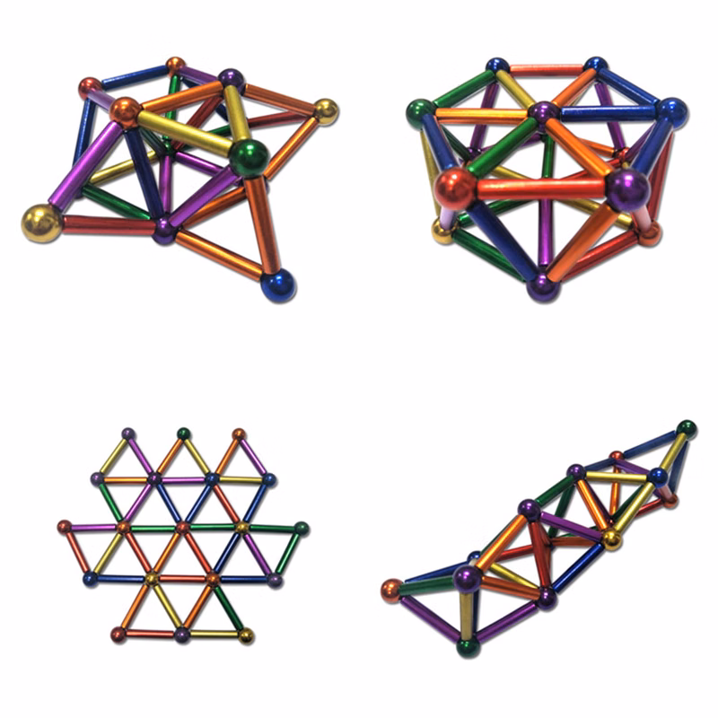 Magnetic Building Sticks Blocks Toys