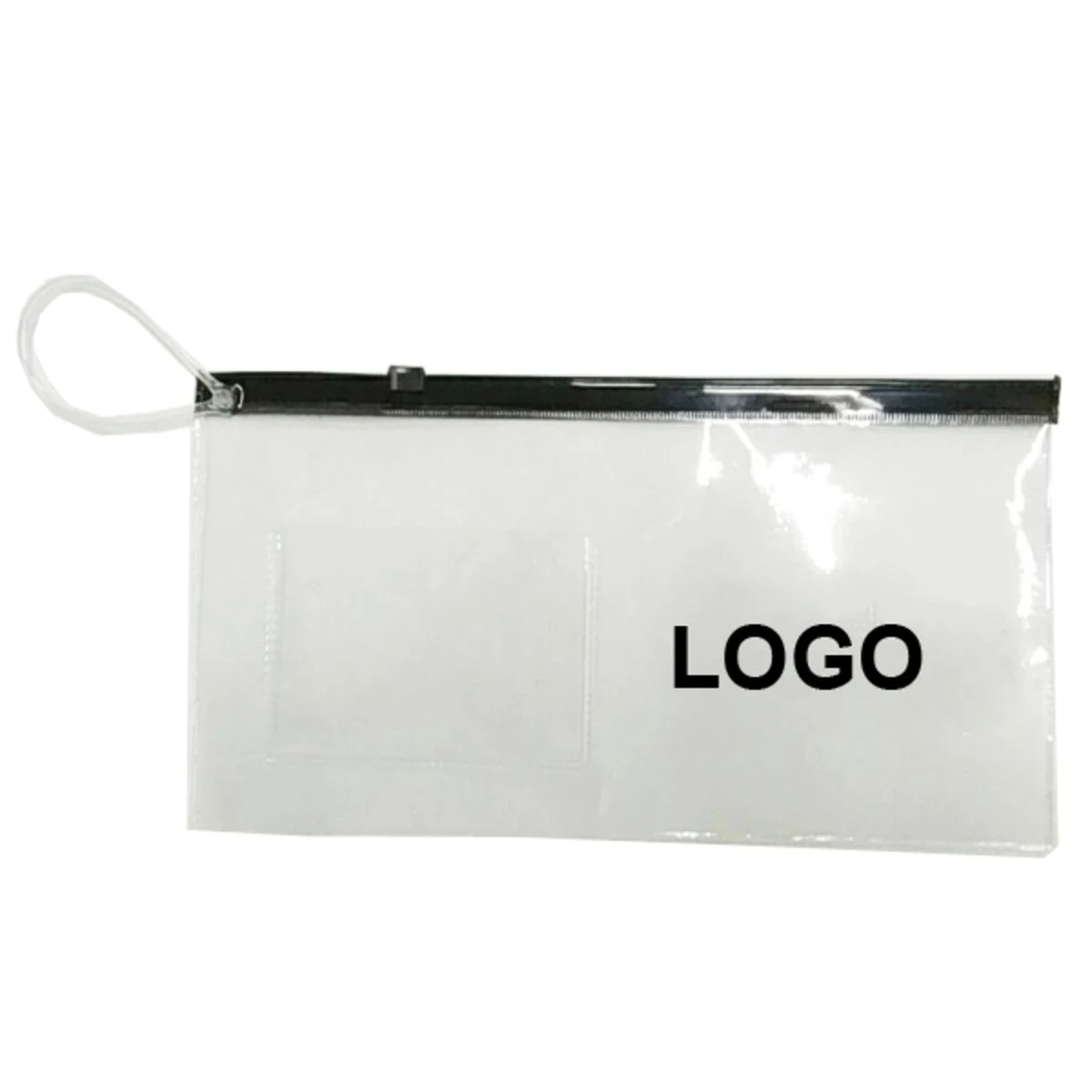 PVC Zipper Pouch With Card Holder
1