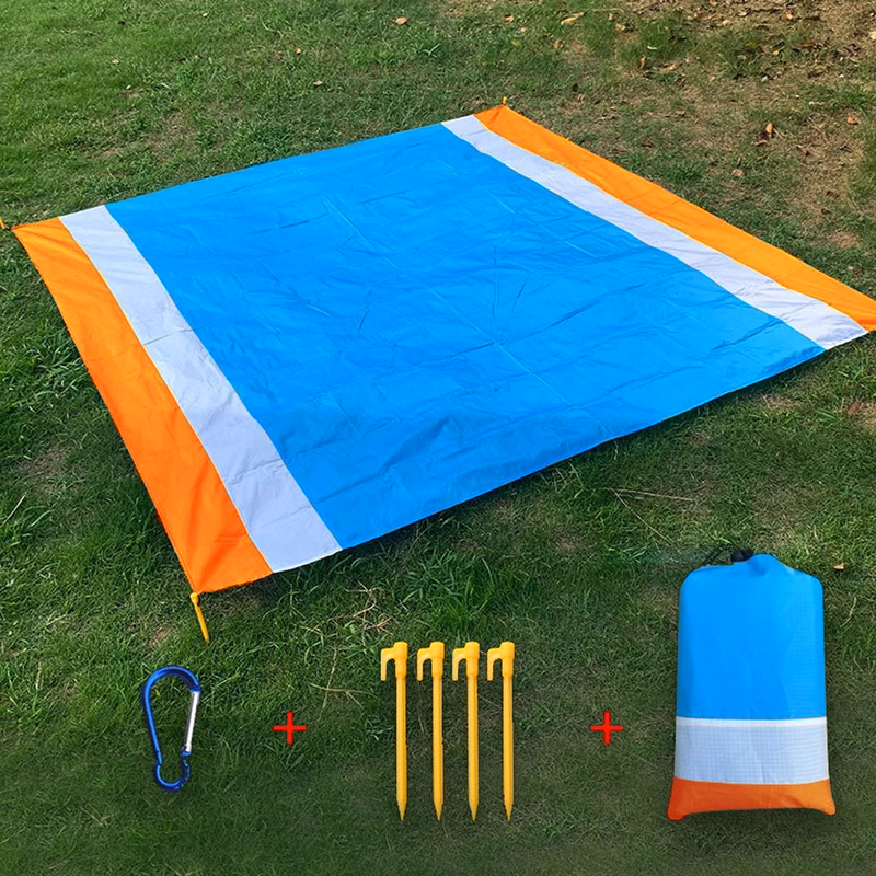 Sand Proof Waterproof Quick Drying Compact Beach Mat 83"X79"
