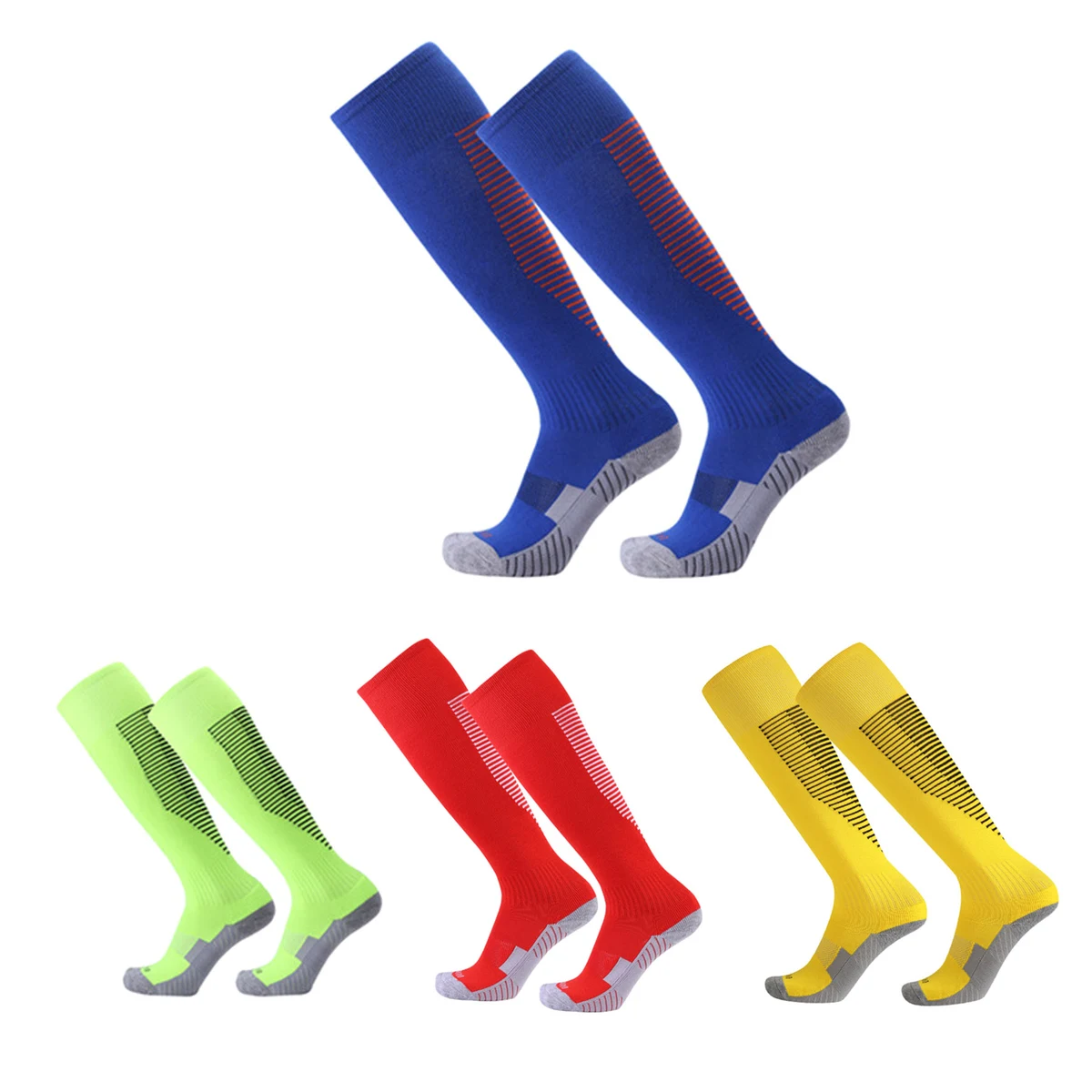 Unisex Knee High Tube Athletic Football Socks 1