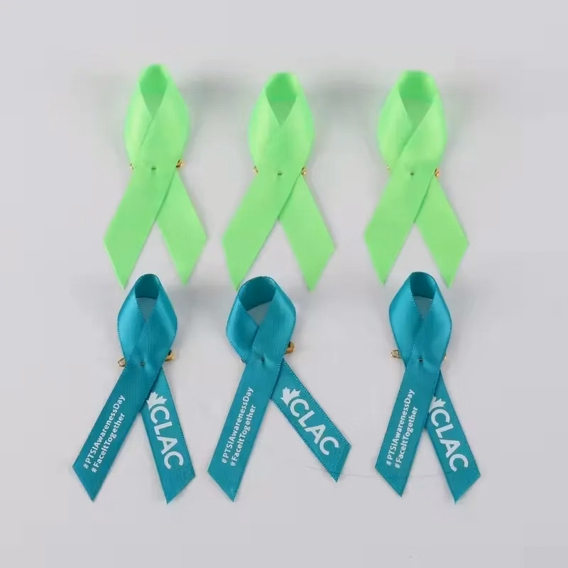 Custom Printed Ribbons with Pin