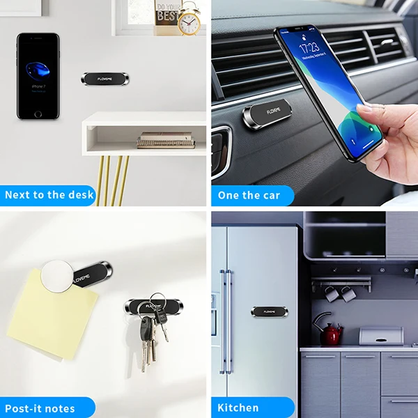 Magnetic Car Mount Dashboard 3M Adhesive Base Phone Holder 1