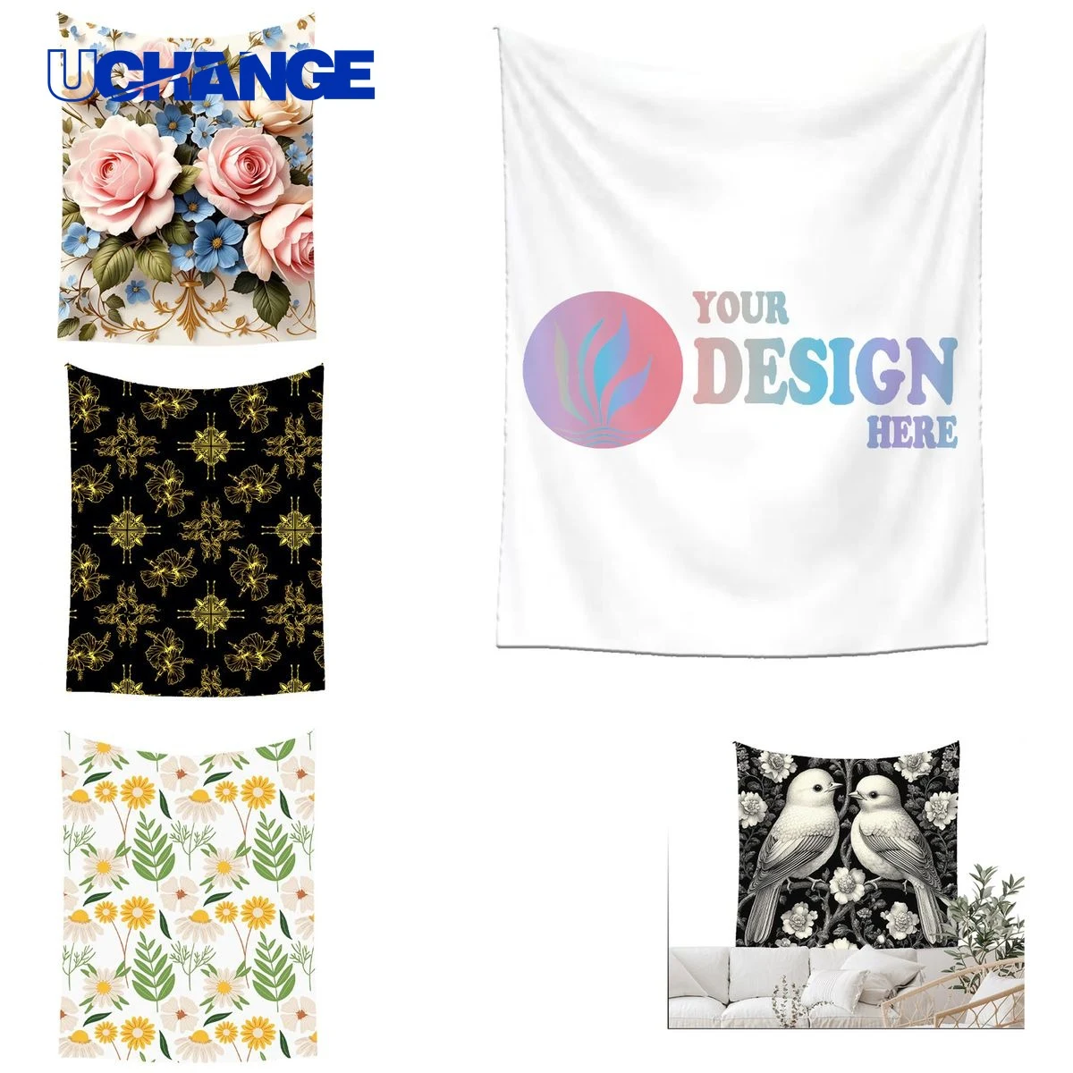 Rectangle Wall Hanging Tapestry for Home Decor and Displays 1