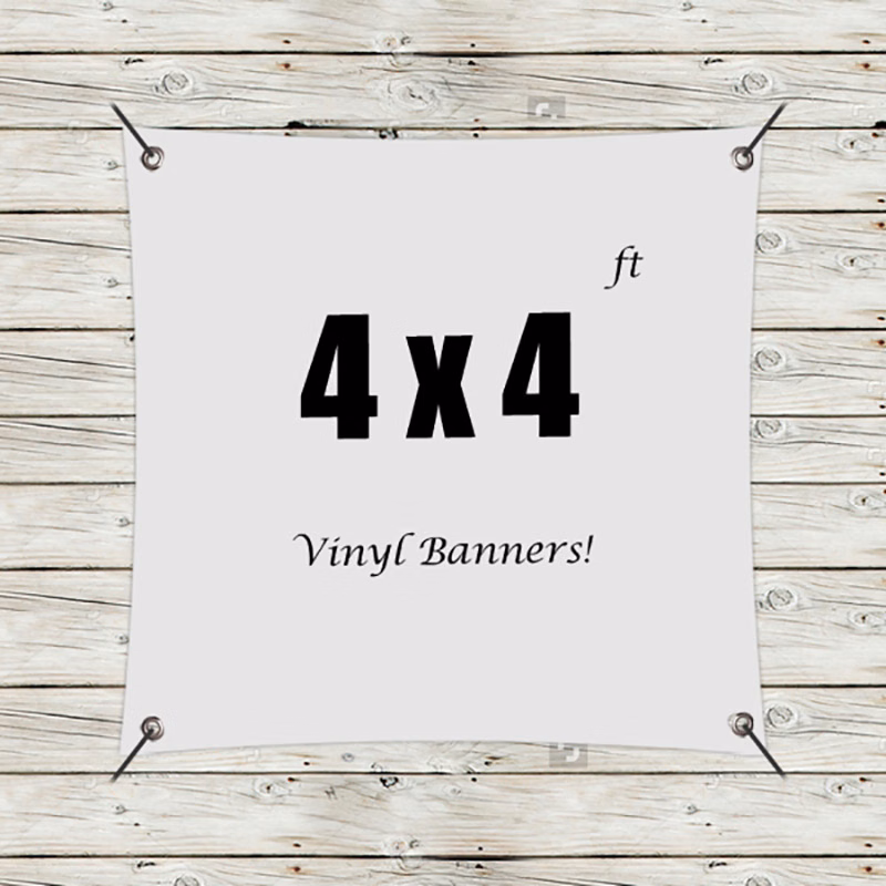 Custom 4' x 4' Vinyl Banners