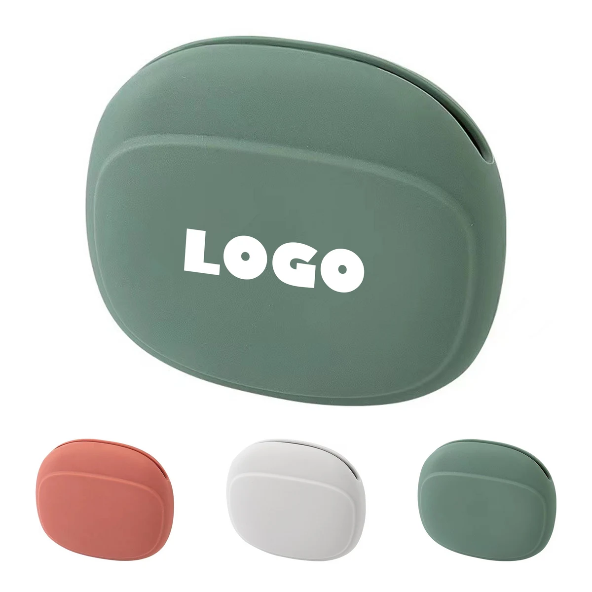 Silicone Earphone Storage Bag With Customizable Logo 1