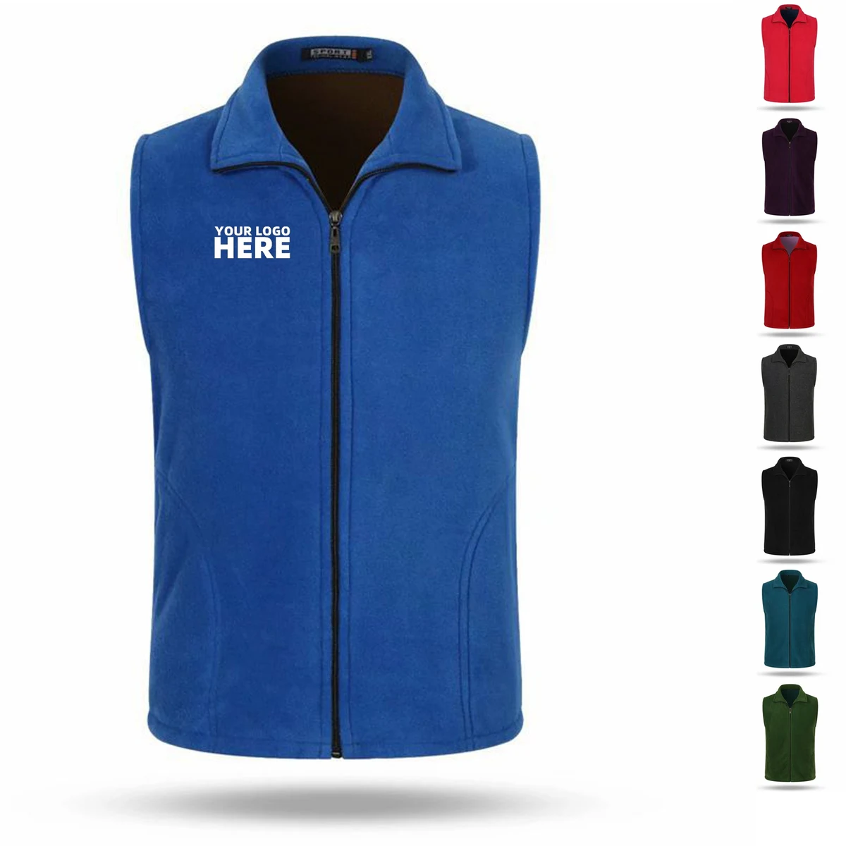 Women'S Fleece Vest 1