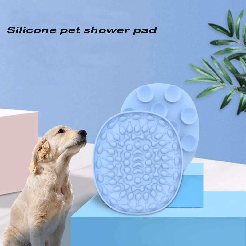 Silicone pet shower pad