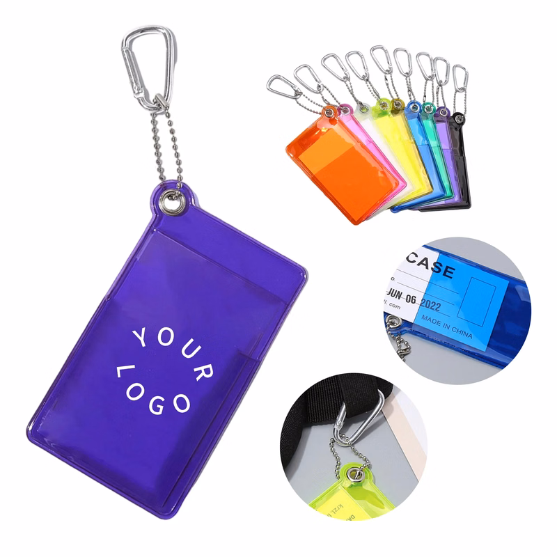 Transparent Vibrant ID Holder