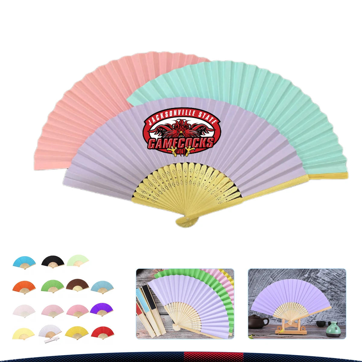 Portable Folding Hand Fans 1