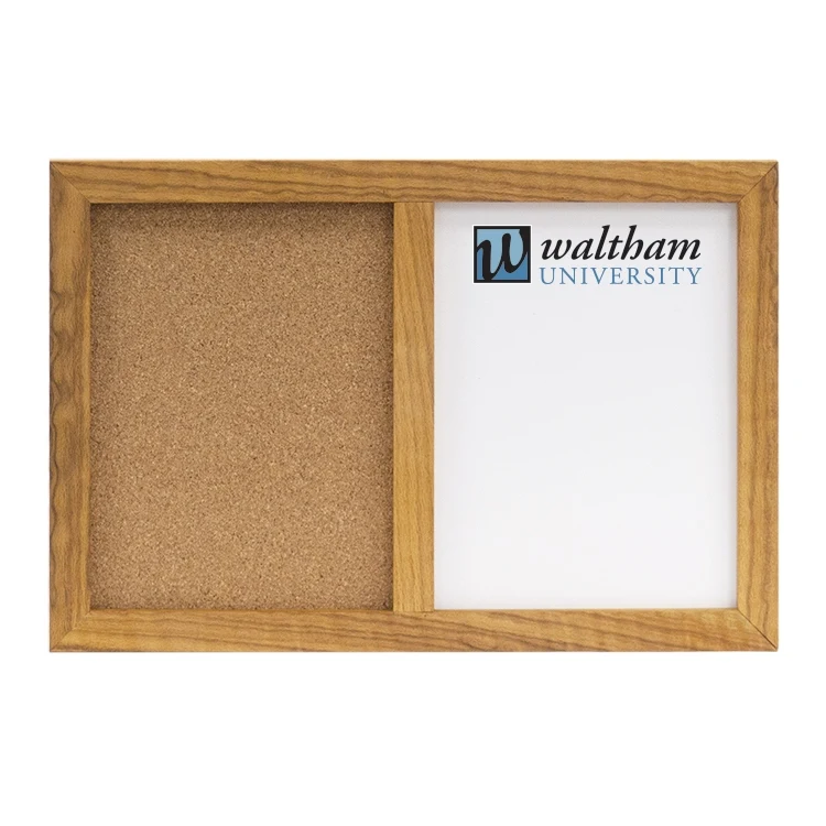 Oak Frame Combination Board - 18" x 12" 1