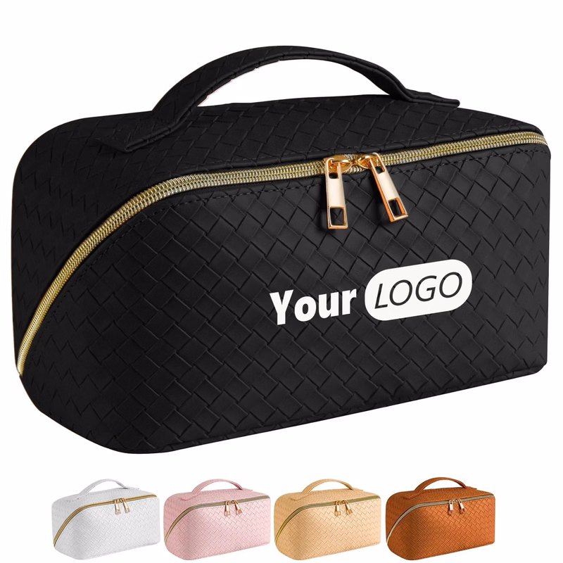 Woven Portable Toiletries Bag