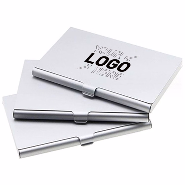 Silver Business Card Holder