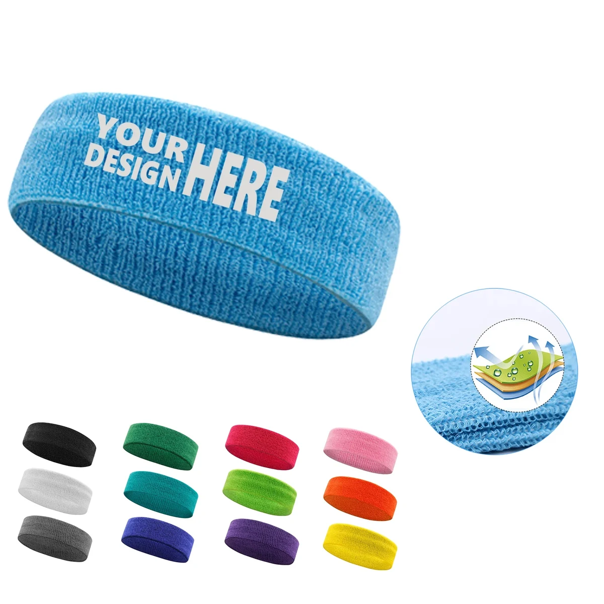 Sports Sweatband Headband 1