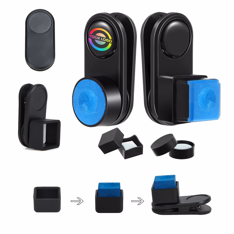 Full Color Square Round Billiard Chalk Holder MOQ 50