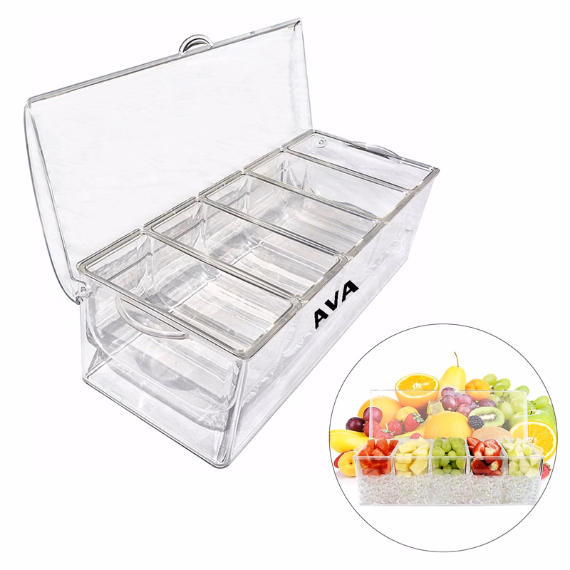 Transparent Dividable Fruit Tray Box