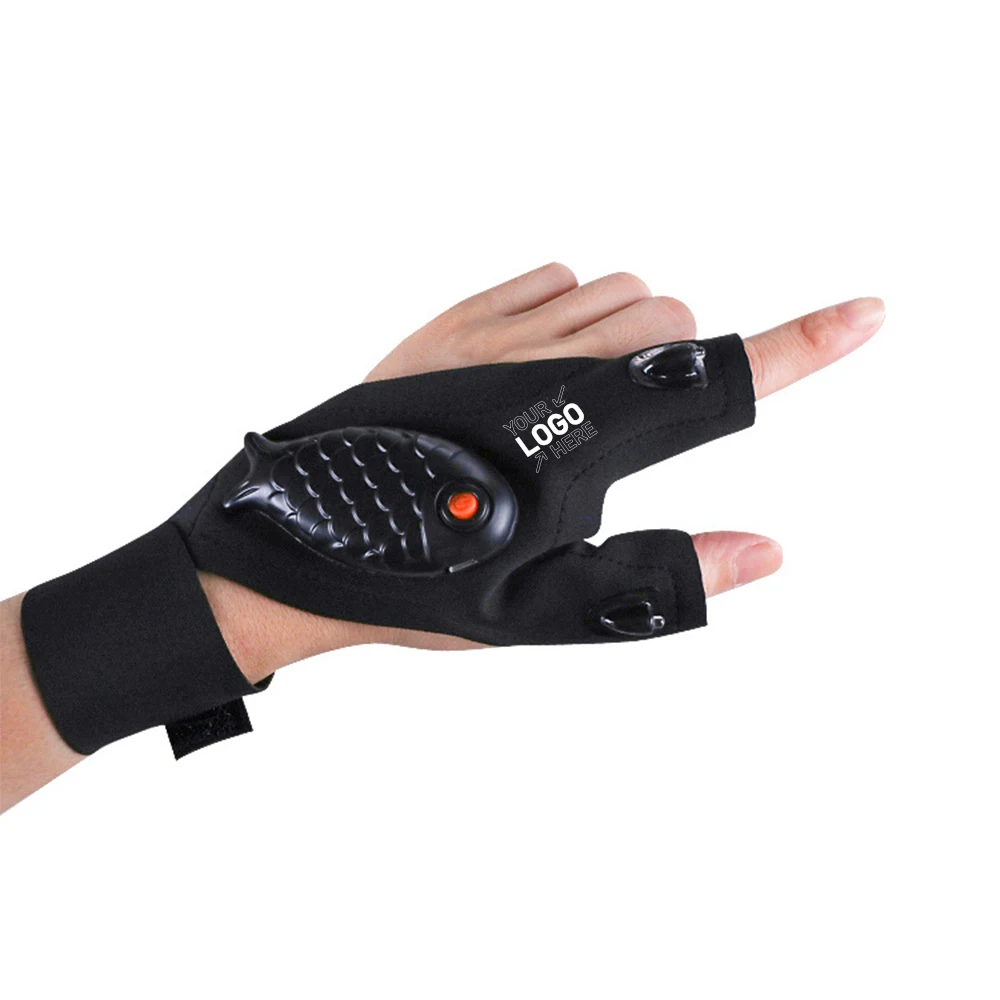 LED fishing gloves repair lighting finger light 1