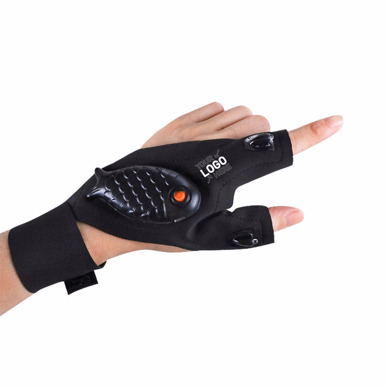 LED fishing gloves repair lighting finger light