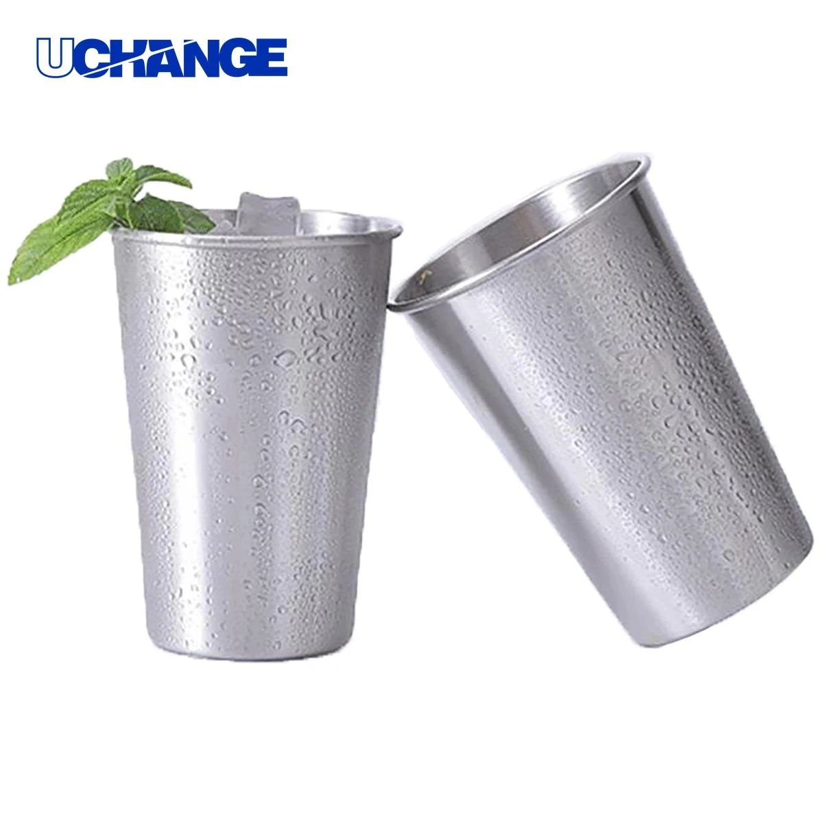 Single Wall Stainless Steel Pint Cup Container (16 OZ) 1
