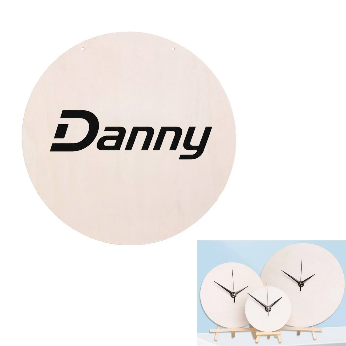 12-Inch DIY Wooden Wall Clock Kit 1