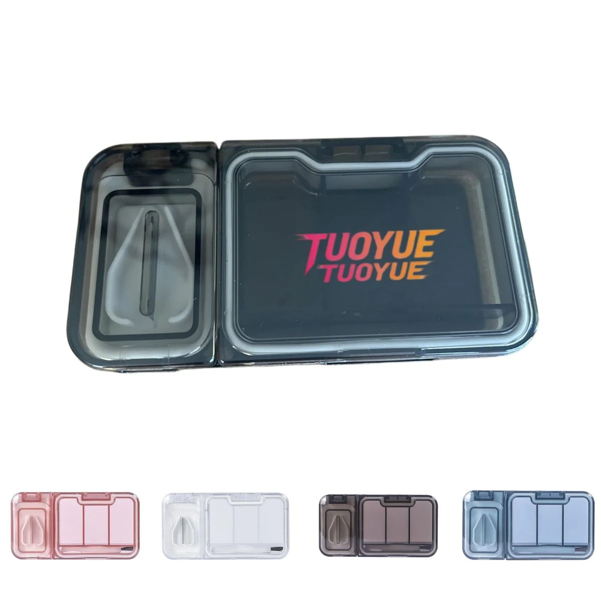 Portable Pill Organizer with Pill Cutter 1