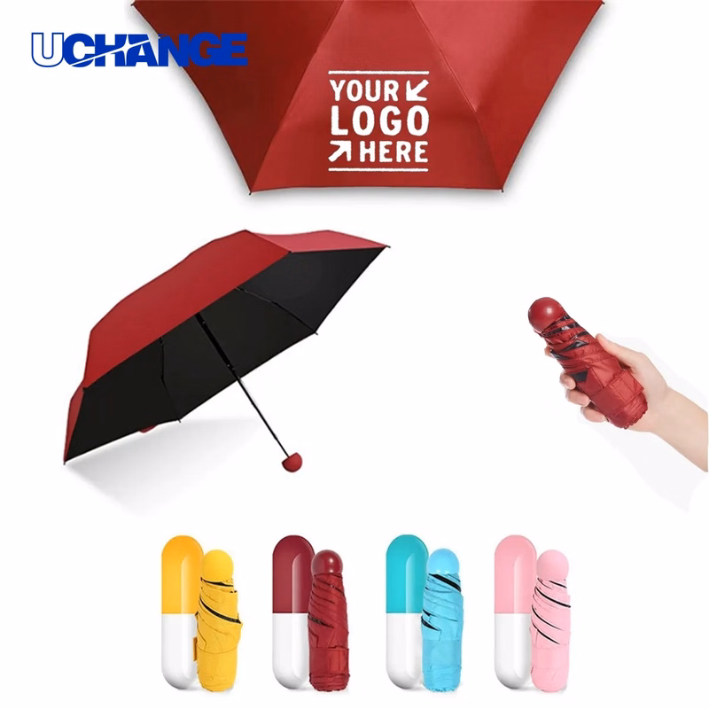 Mini Pocket Folding Capsule Umbrella