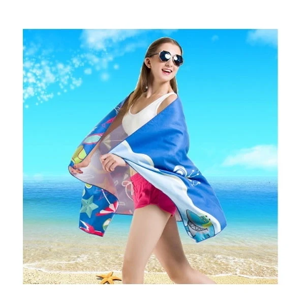 30" x 60" Full Color Sublimation Microfiber Beach Towel 1