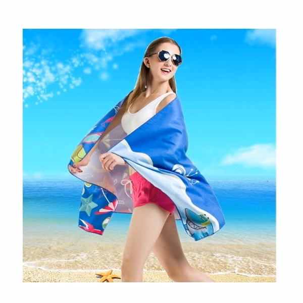 30" x 60" Full Color Sublimation Microfiber Beach Towel