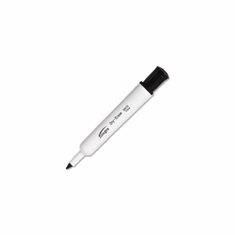 Dry-Erase Markers - Chisel Tip Black