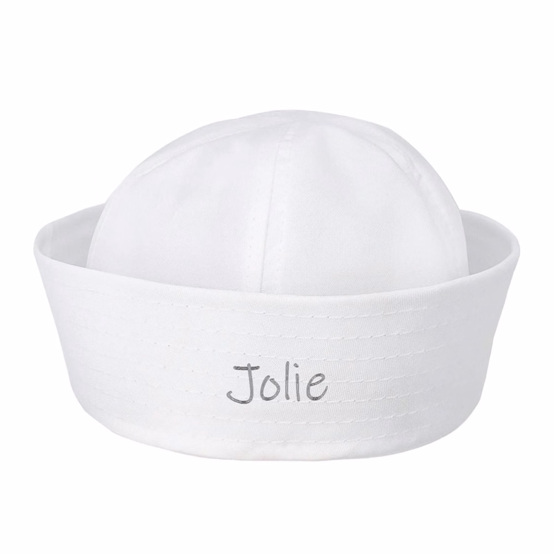 Polyester White Sailor Cap