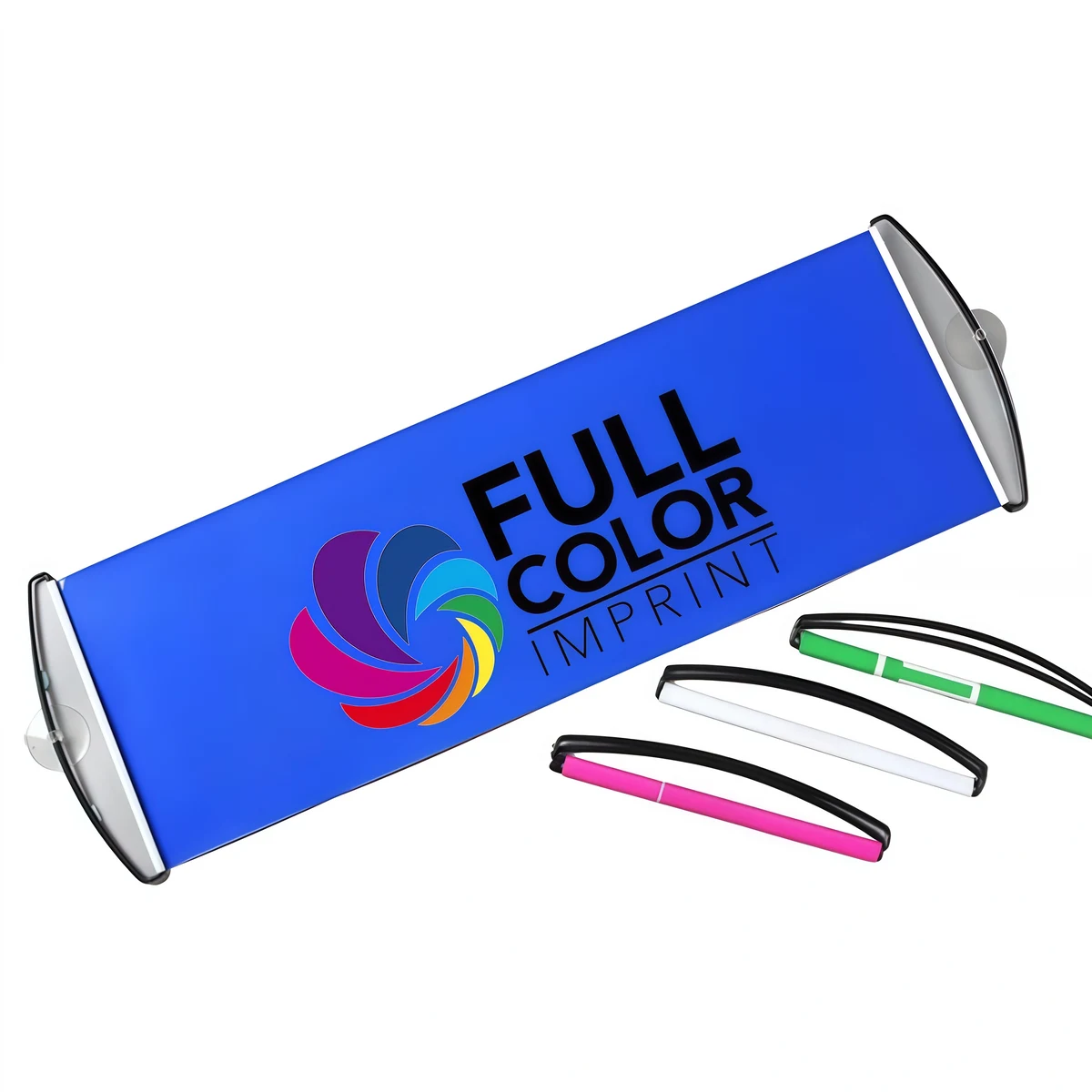 Full Color Advertising Hand Pull Flag 1