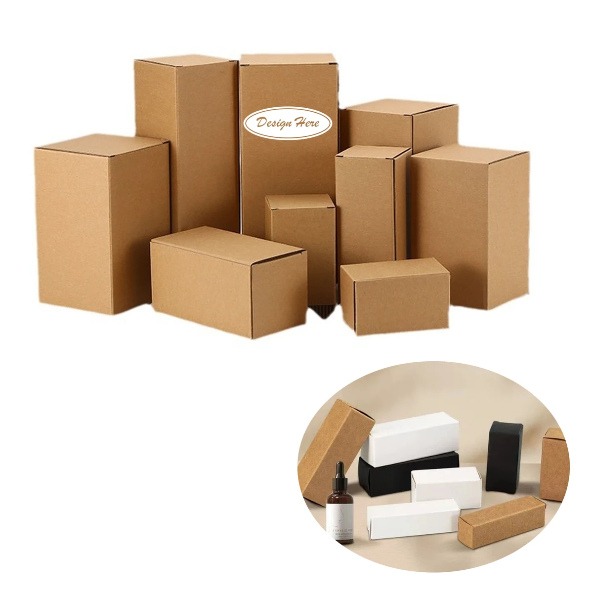 Premium Three-Layer Leather Universal Folding Packaging Design 1
