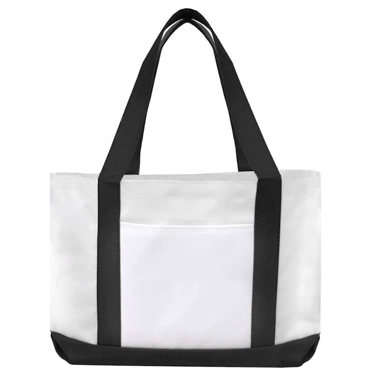 Boat Tote 600 Denier - Black and White 1