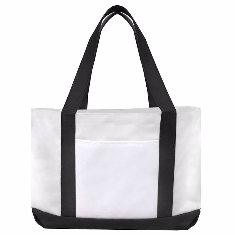 Boat Tote 600 Denier - Black and White