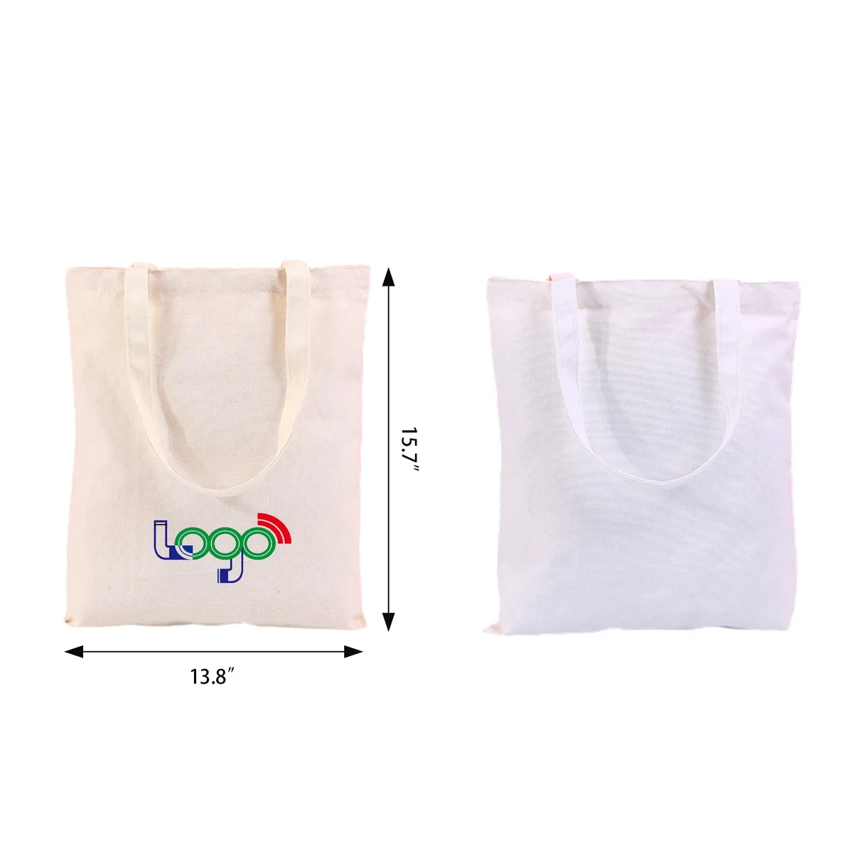 Hand-Held Canvas Environmental Protection Bag MOQ 100PCS, custom tote bag with logo imprint 1