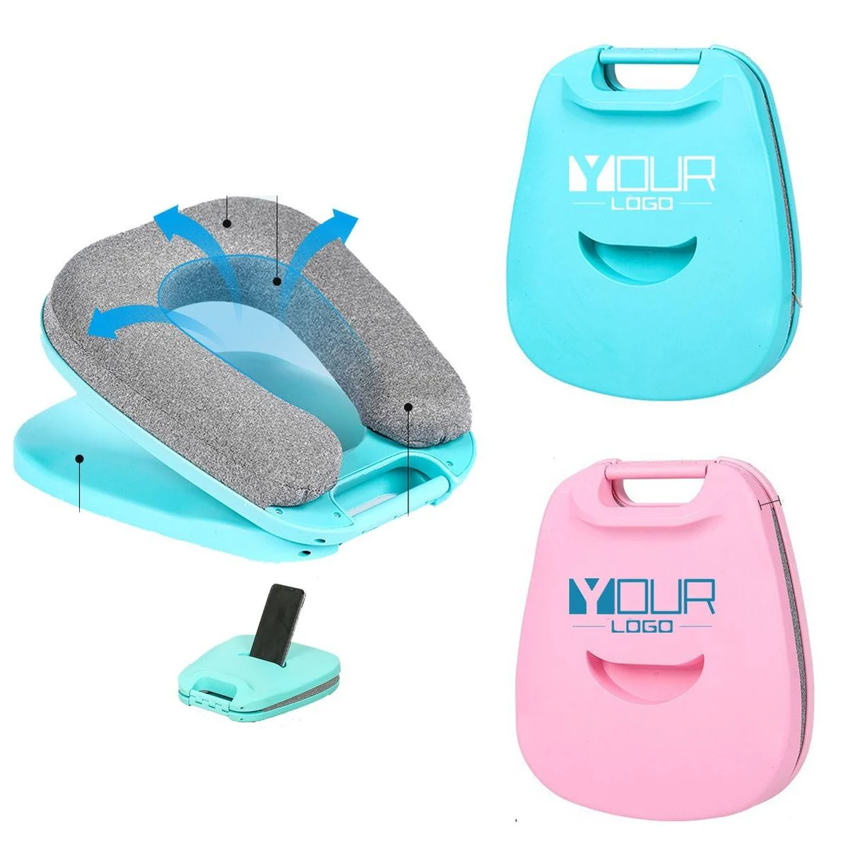 Portable Children Adult Students Folding Afternoon Nap Pillow 1