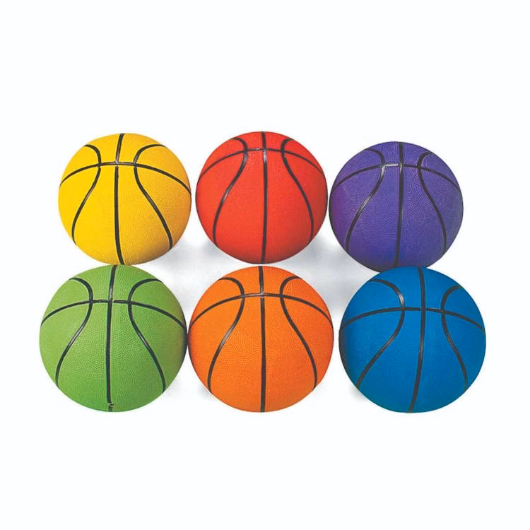 Inflatable Brightly Colored Basketballs - 9.5"
