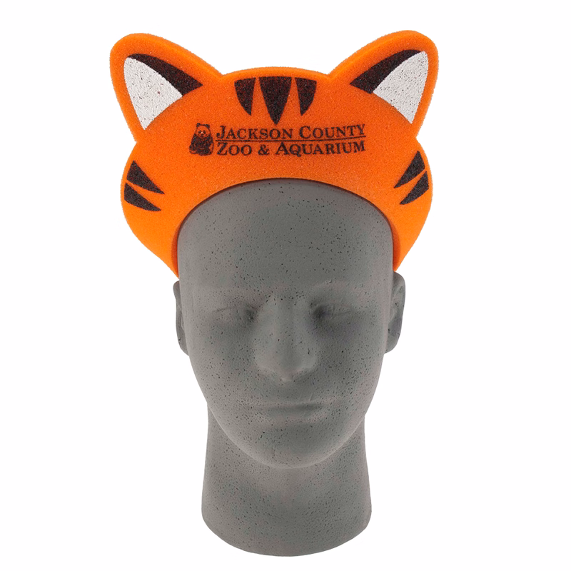 10" Foam Tiger/Cat Visor