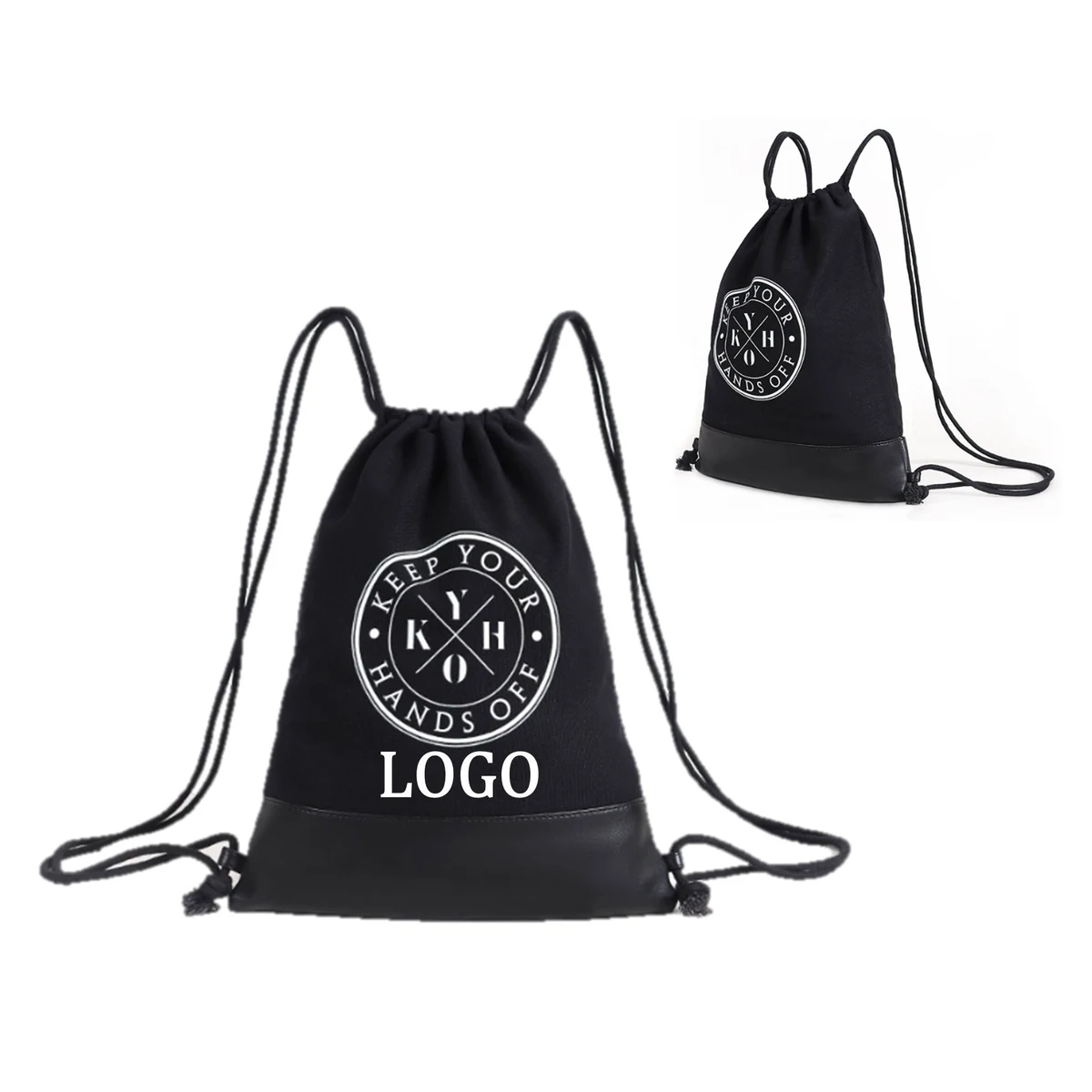 Canvas Drawstring Sports Bag 1