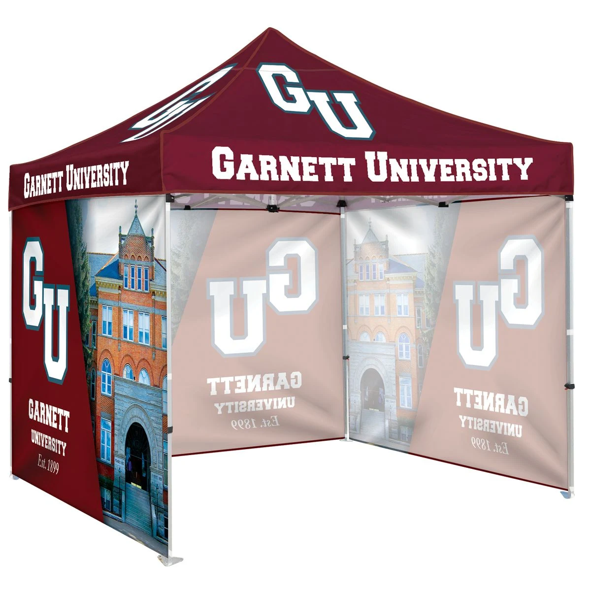 10' Heavy Duty Tent With Three Full Walls 1