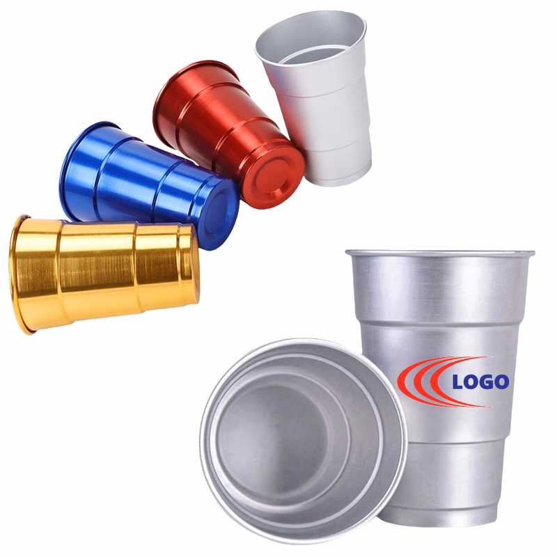 16oz Reusable Aluminum Festive Tumbler