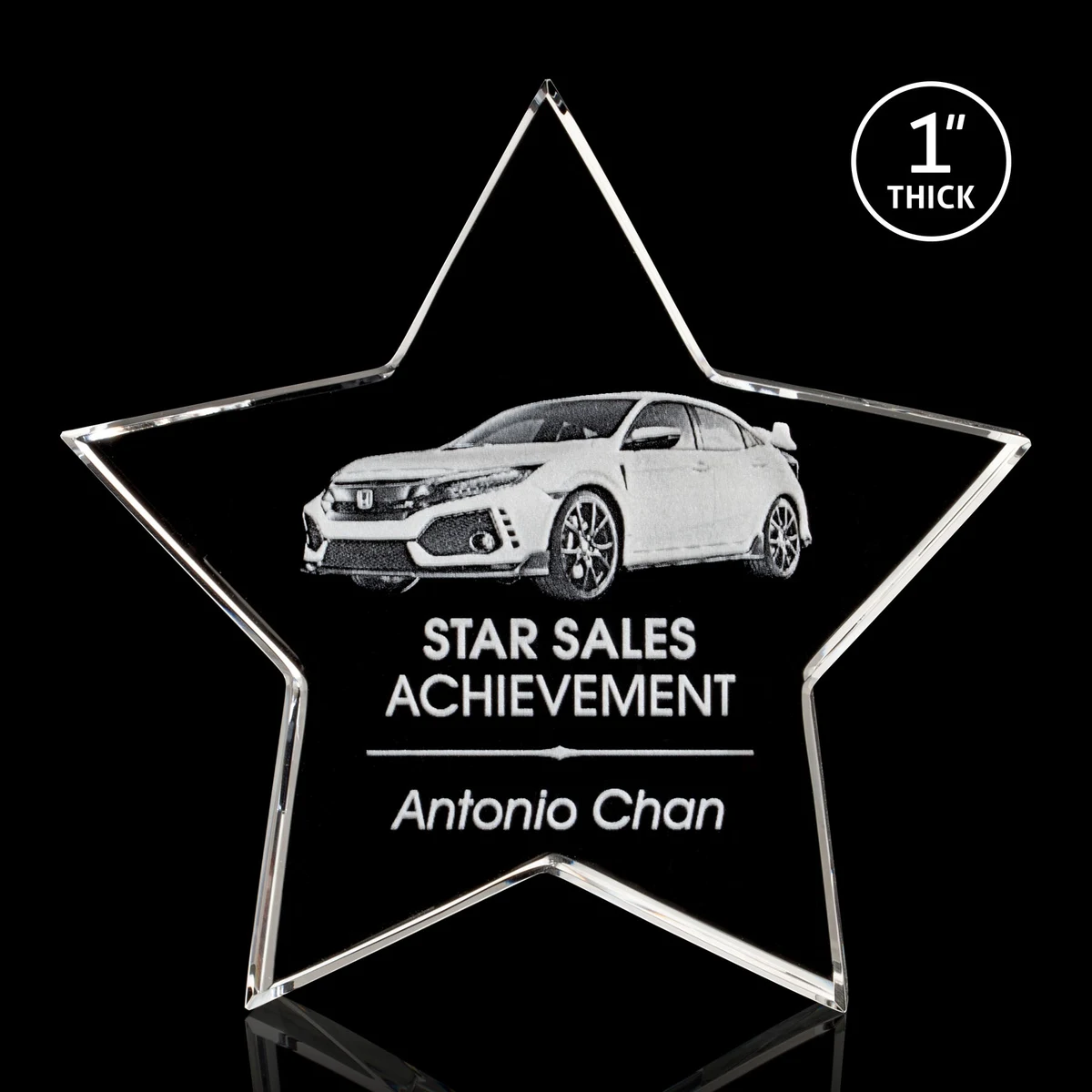 Standing Star Award 3D 1